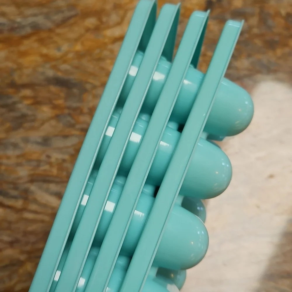 (4) GOOD COOK Aqua Ice Cube Trays